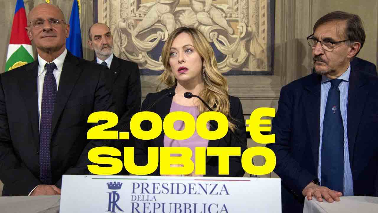 Bonus 2mila euro Italia