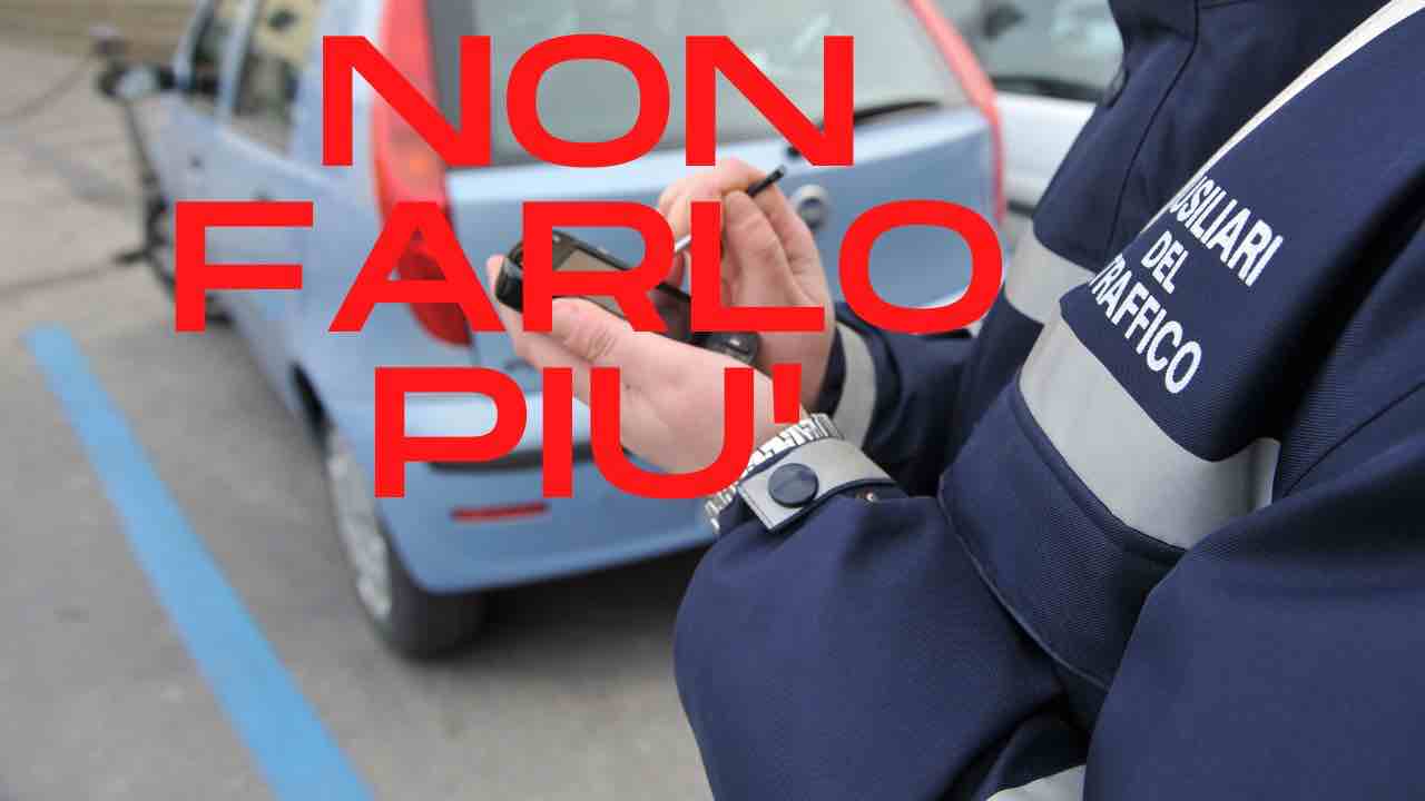 Multa parcheggio