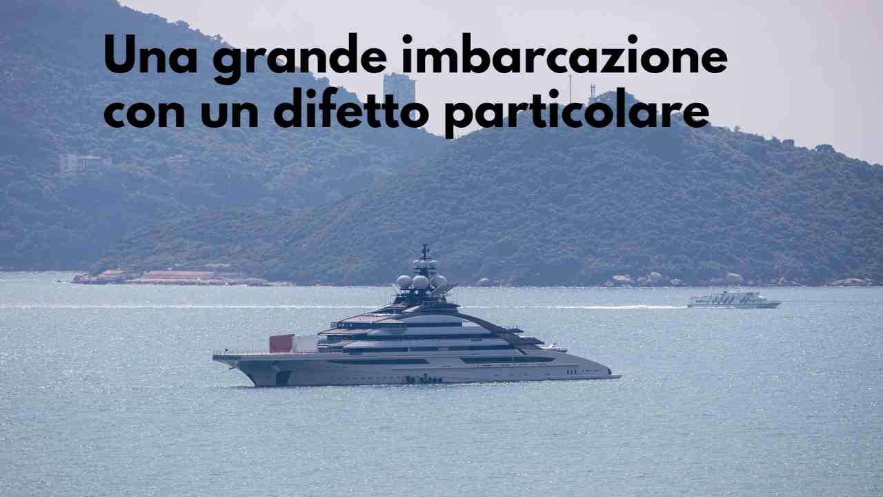 Una grande imbarcazione con un difetto particolare fuoristrada.it 18-11-2022