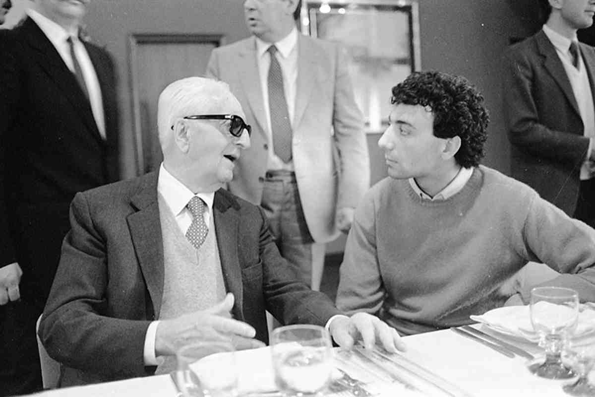 Enzo Ferrari in compagnia di Michele Alboreto: l'ex numero uno della scuderia ha realizzato un sogno italiano 6 dicembre 2022 fuoristrada.it