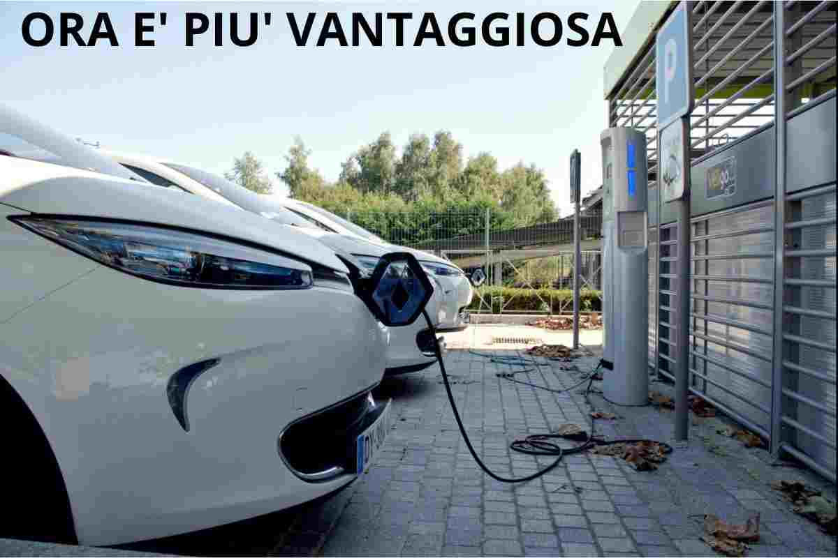 auto elettrica ricarica