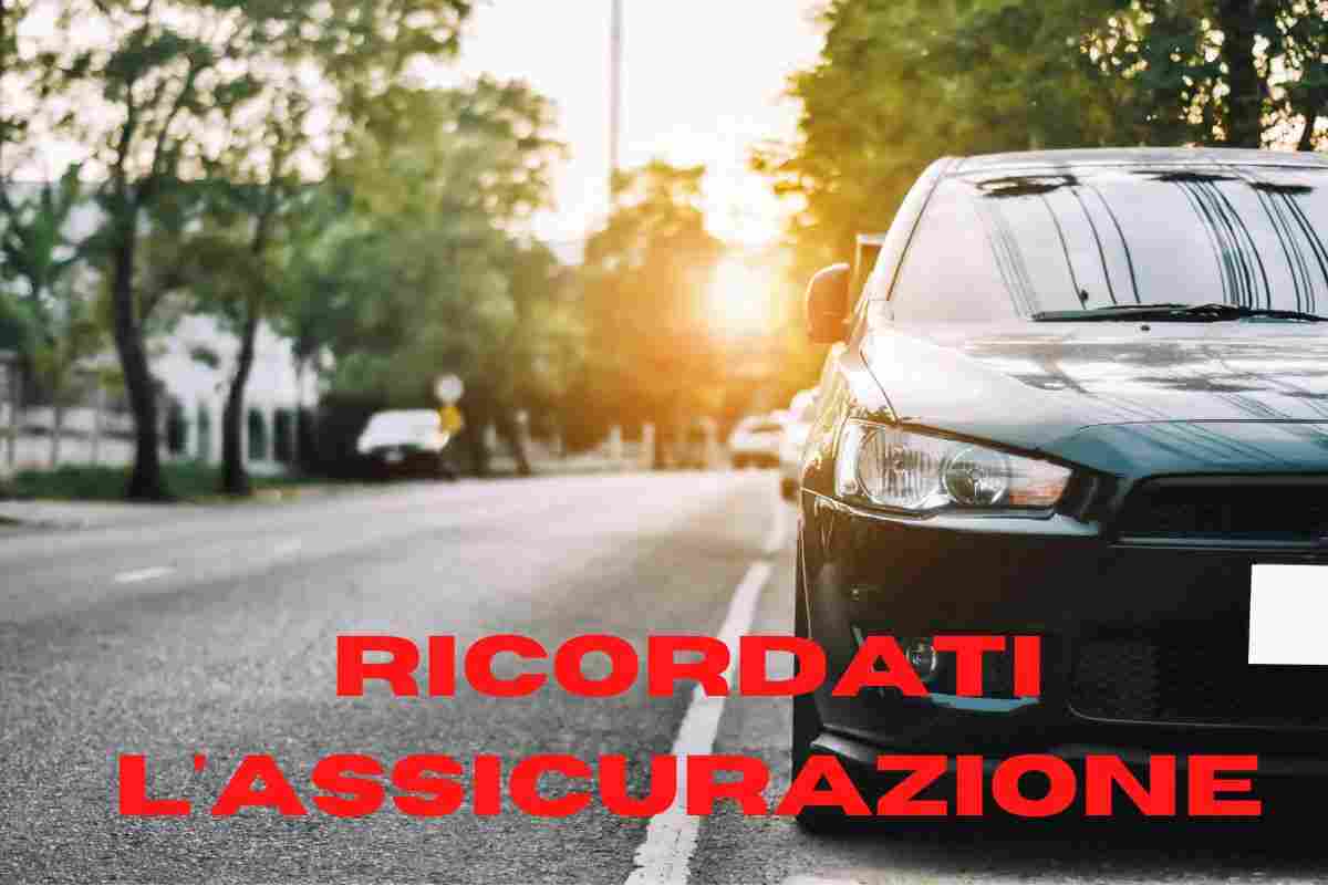 auto parcheggiata assicuazione multe