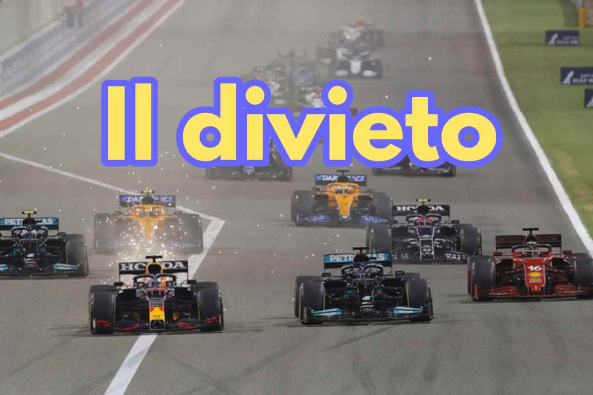 Formula 1 divieto 18 febbraio 2023 fuoristrada.it