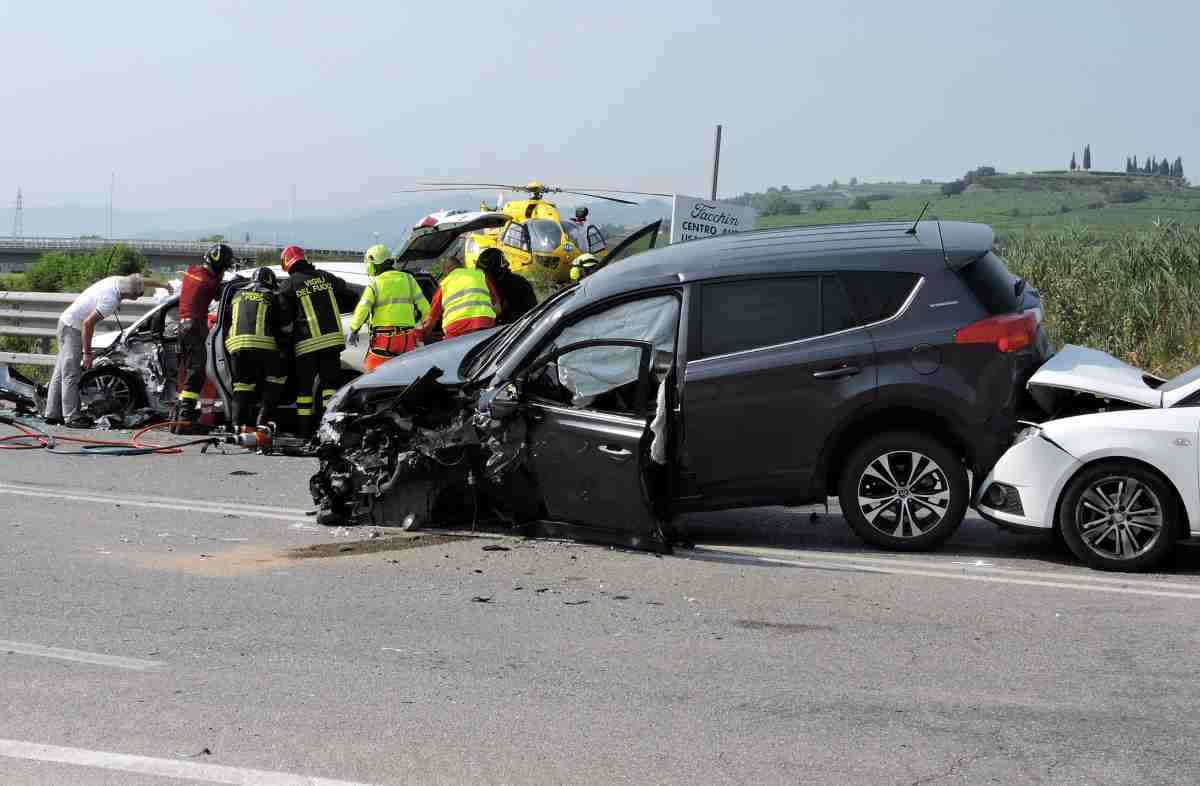 Incidente auto in questi luoghi, che succede