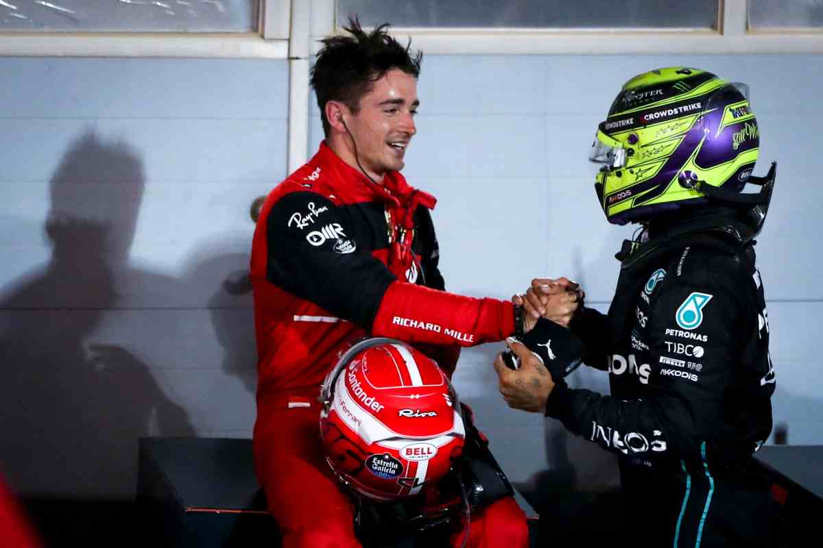 Leclerc e Hamilton