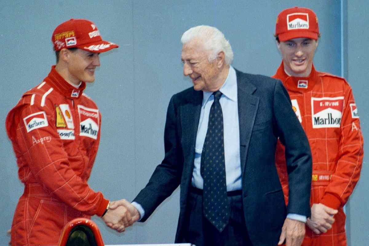 Schumacher al debutto in Ferrari con l'Avvocato Agnelli - Fuoristrada.it 