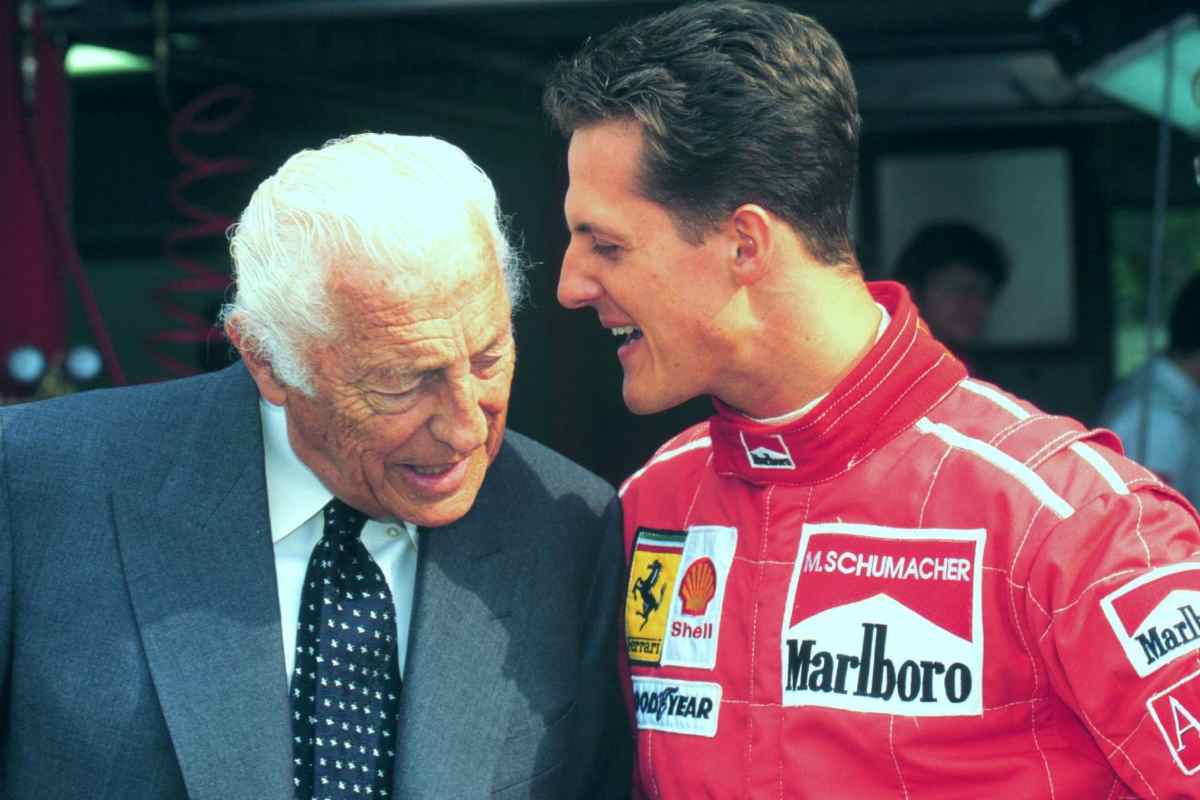 Schumacher e l'Avvocato Agnelli nel 1996- Fuoristrada.it 