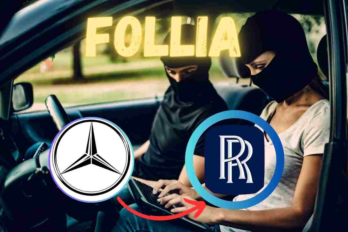 furto Mercedes Rolls-Royce