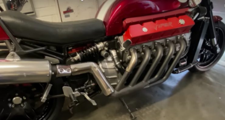Millyard Viper V10 esperimento moto