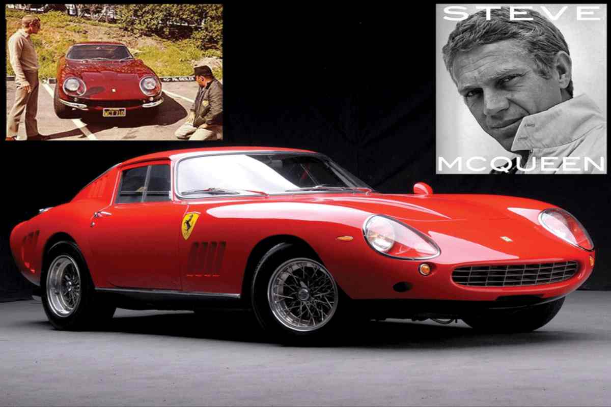 Steve McQueen e la sua ferrari