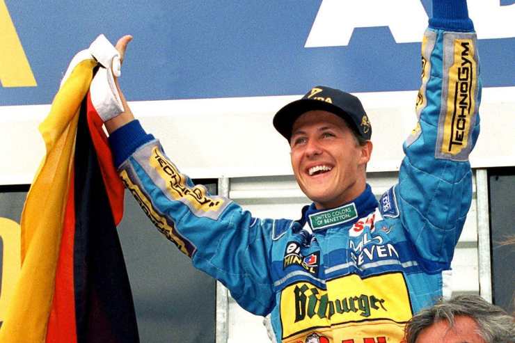 Michael Schumacher, uno dei piloti a vincere 5 gare nelle prime 7