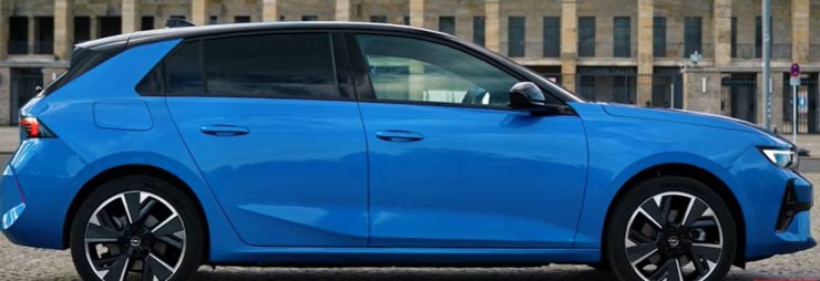 Opel Astra versione elettrica