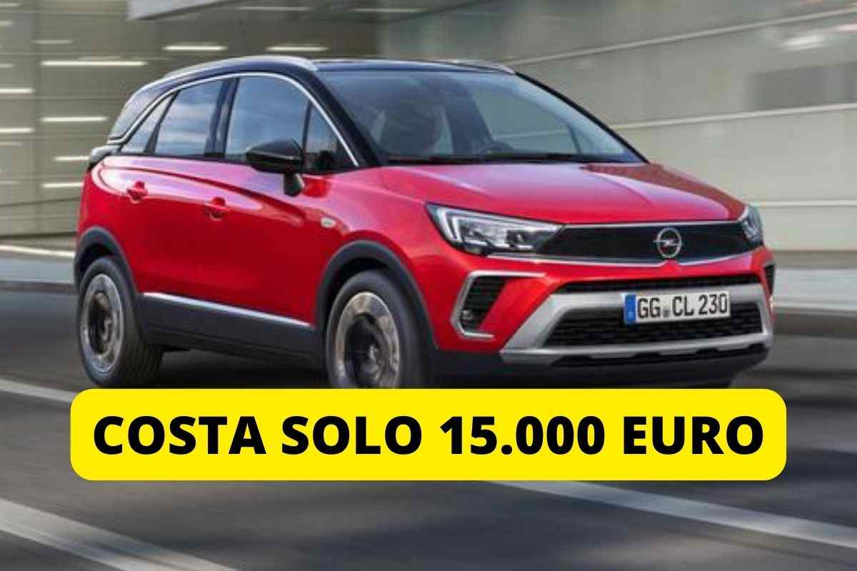 opel crossland usata prezzo