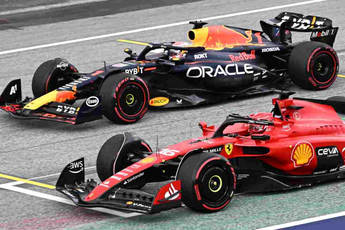 Ferrari Red Bull che duello