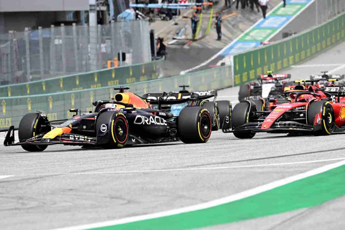 Formula 1 cambio di un pilota