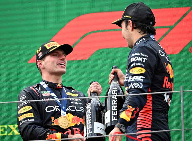 Max Verstappen e Sergio Perez futuro in Red Bull