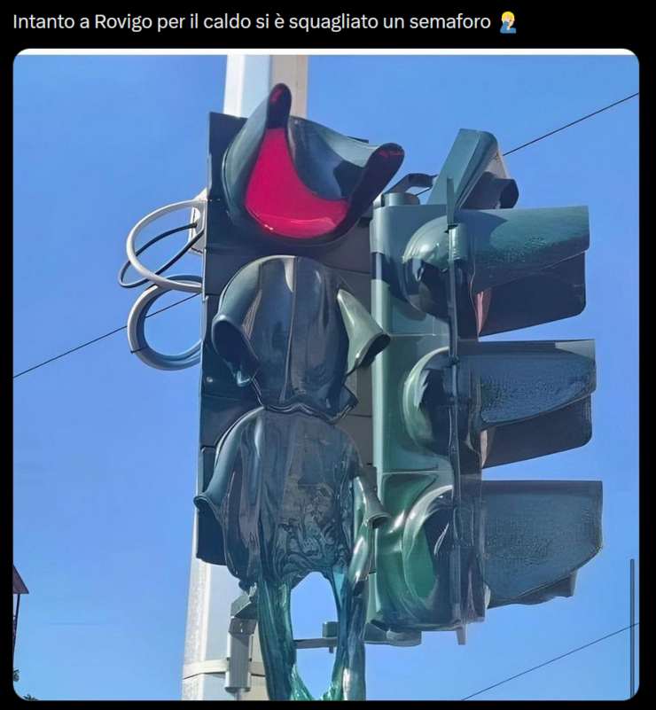 La verità sul semaforo sciolto