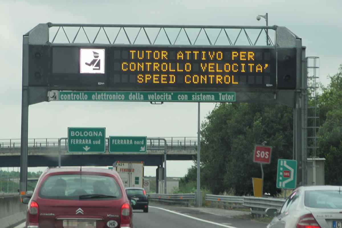 limite di velocità autostrade