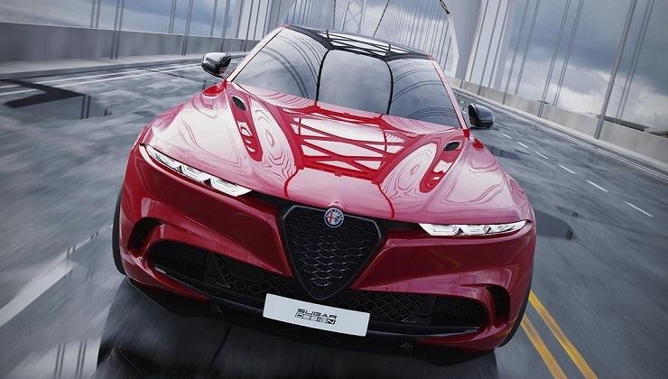 giulia quadrifoglio coupe frontale