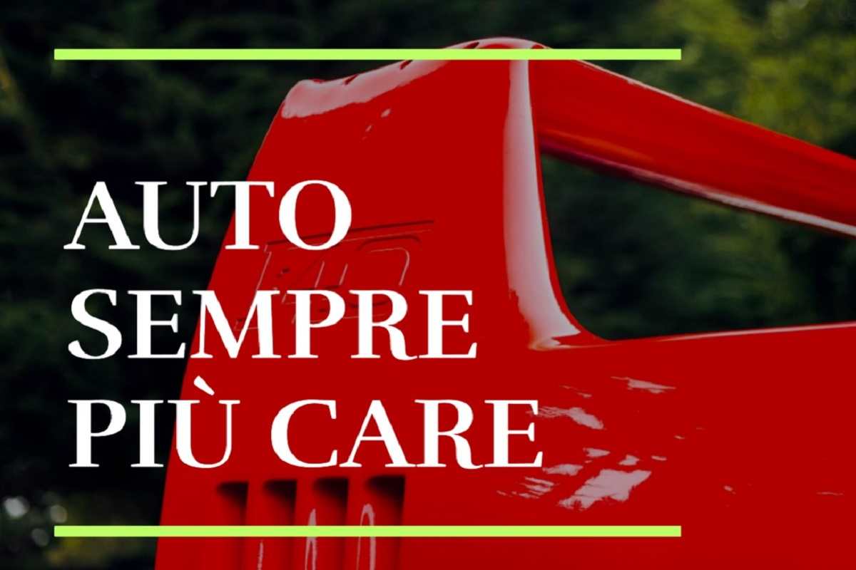 aumento prezzi auto