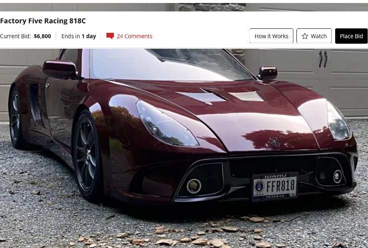 Factory Five Racing da comprare subito