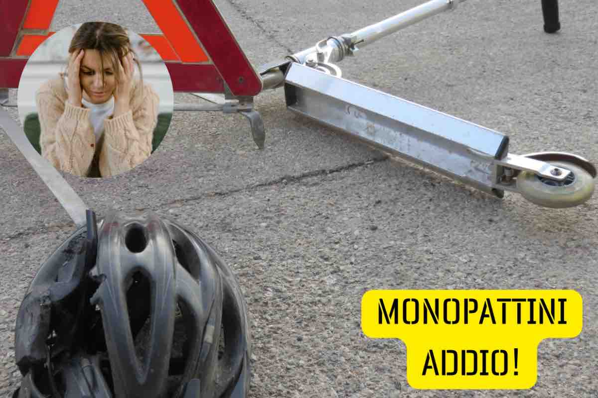 Monopattino addio