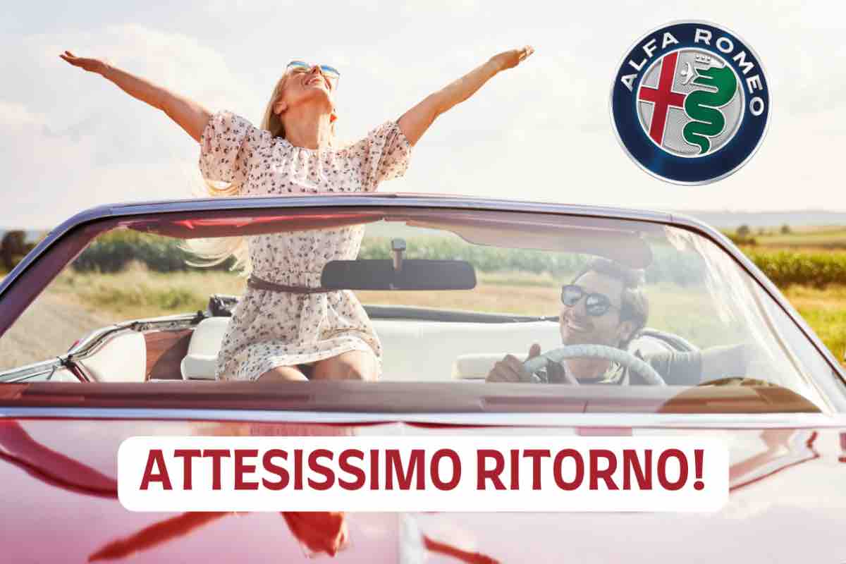 Nuova spider italiana alfa romeo