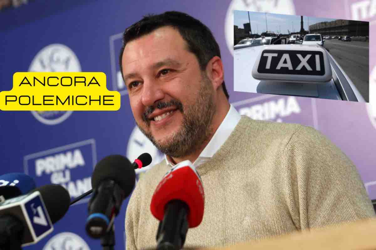 Ministro Salvini taxi polemiche