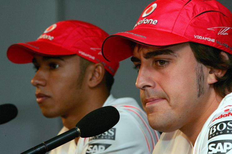 Alonso e Hamilton, liti nel 2007
