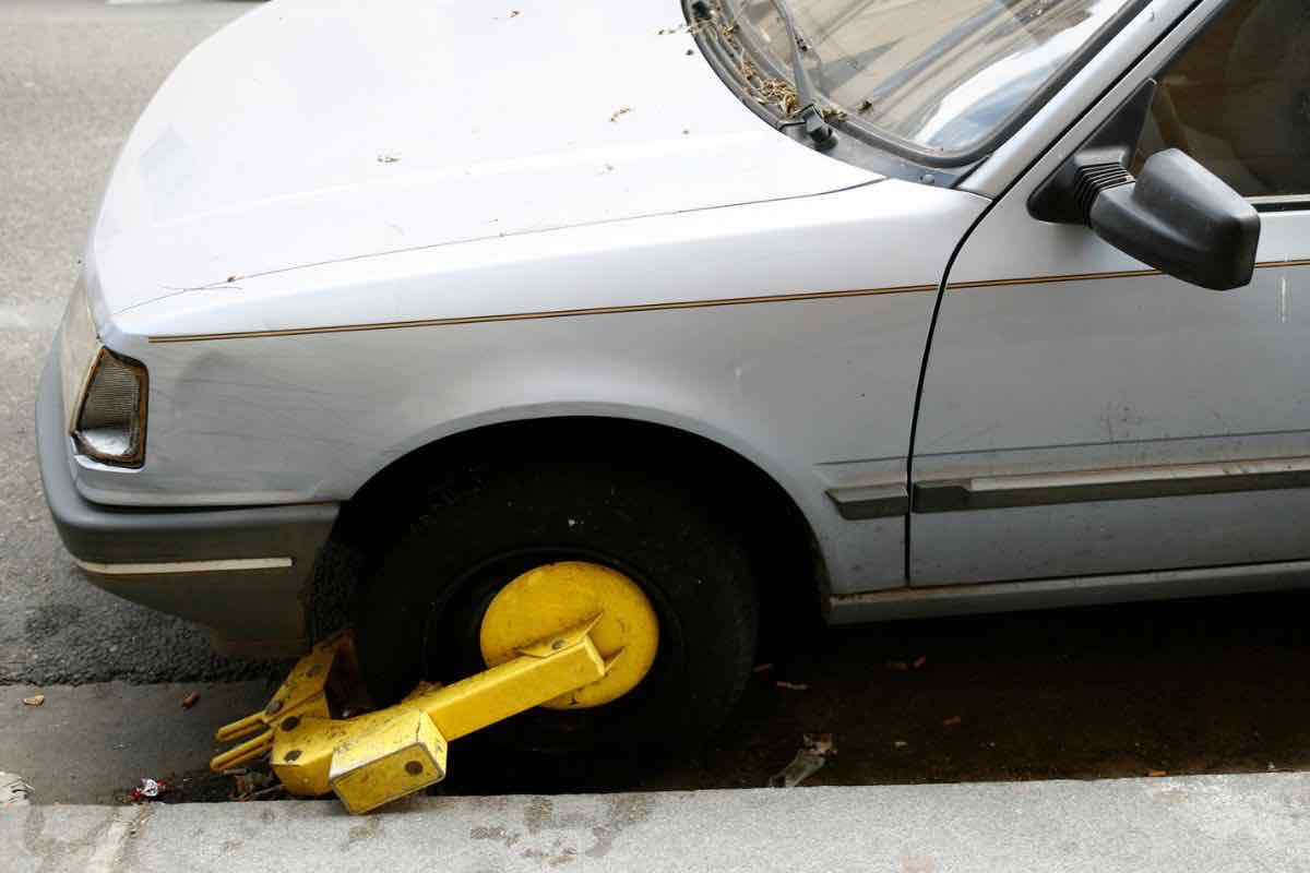 auto bloccata