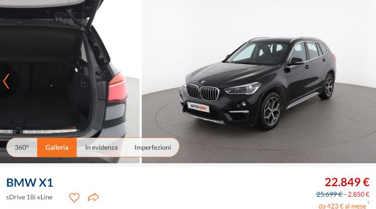 BMW X1, occasione da non perdere