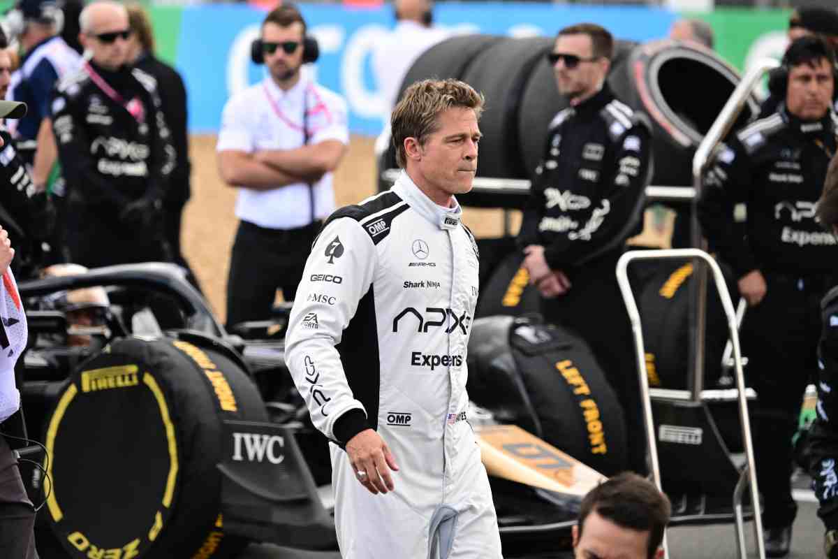 brad pitt stop riprese formula 1
