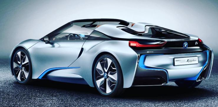 BMW i8 Spyder, l'auto di Uma Thurman