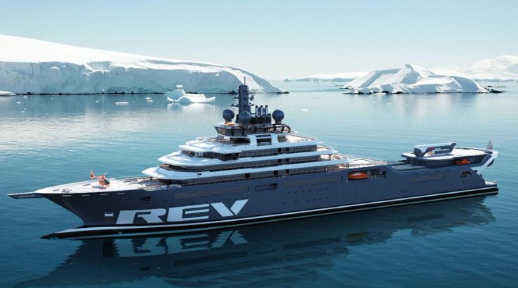 REV Ocean, tra i più grandi yacht