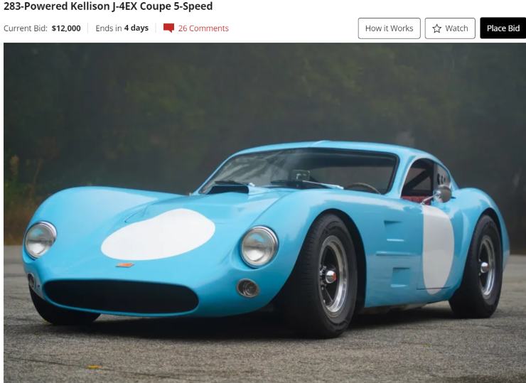 Kellison J-4EX, il suo valore d'asta