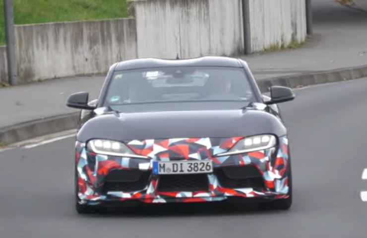 Toyota Supra test al Nurburgring