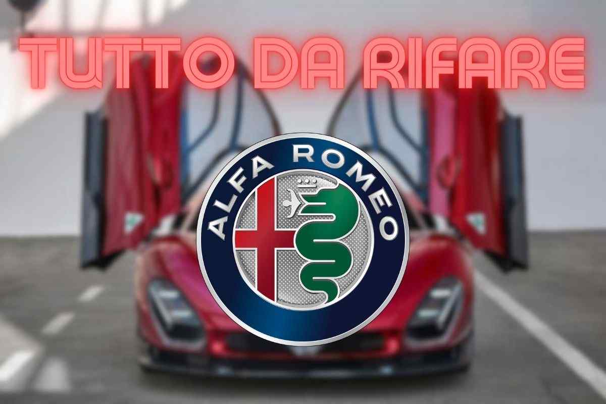 Alfa Romeo, la nuova supercar è completamente da rifare: la dichiarazione sconvolge