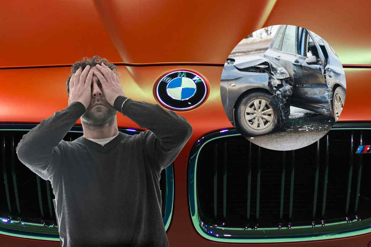 Incidente shock al semaforo: che botto tra le due BMW (VIDEO)