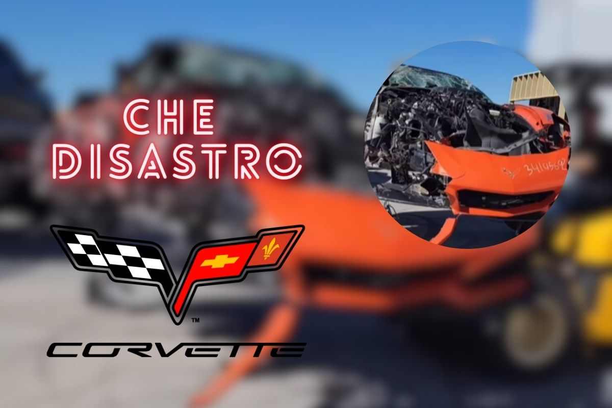 Quel che resta di questa Corvette è solo un ammasso di lamiere: immagini agghiaccianti