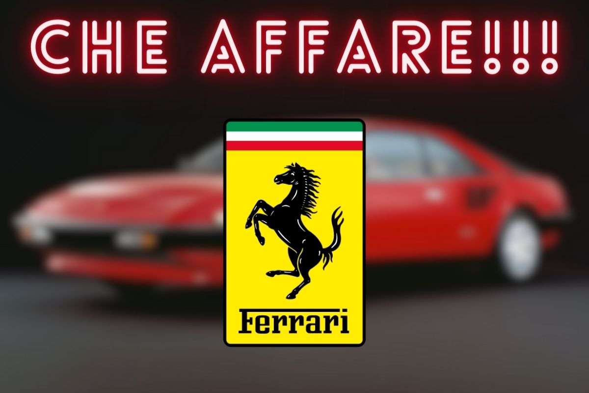 Ferrari a prezzo stracciato: costa meno di una Mercedes