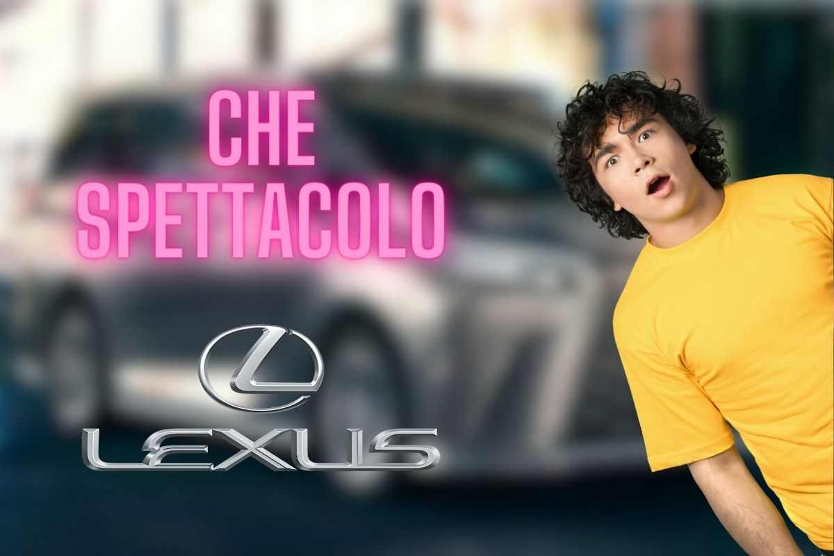 Anche Lexus punta "sul passato": il nuovo veicolo è un fulmine a ciel sereno