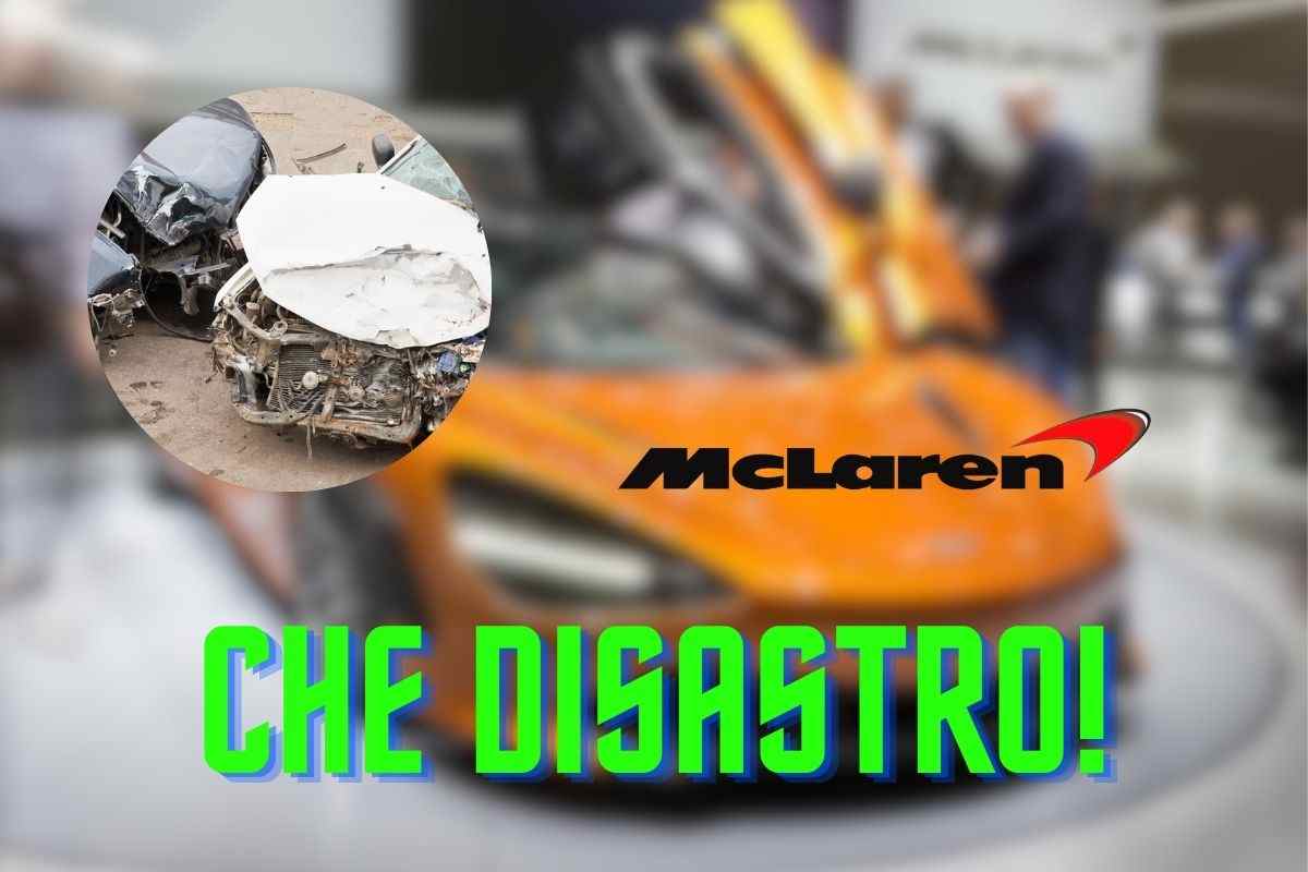 Povera McLaren, la fiancata non esiste più: è andata in pezzi (VIDEO)