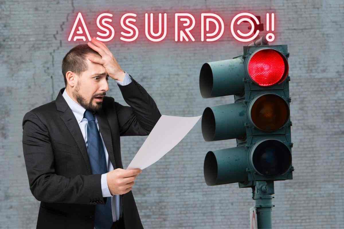 Passa con il rosso a Roma ma era a Bergamo: la multa più assurda d'Italia, cifre enormi