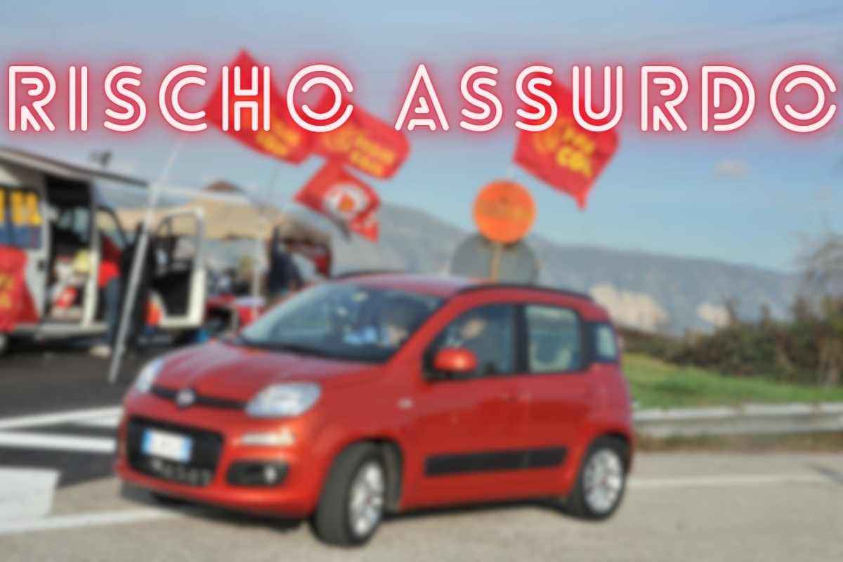 Rischio Fiat Panda assurdo