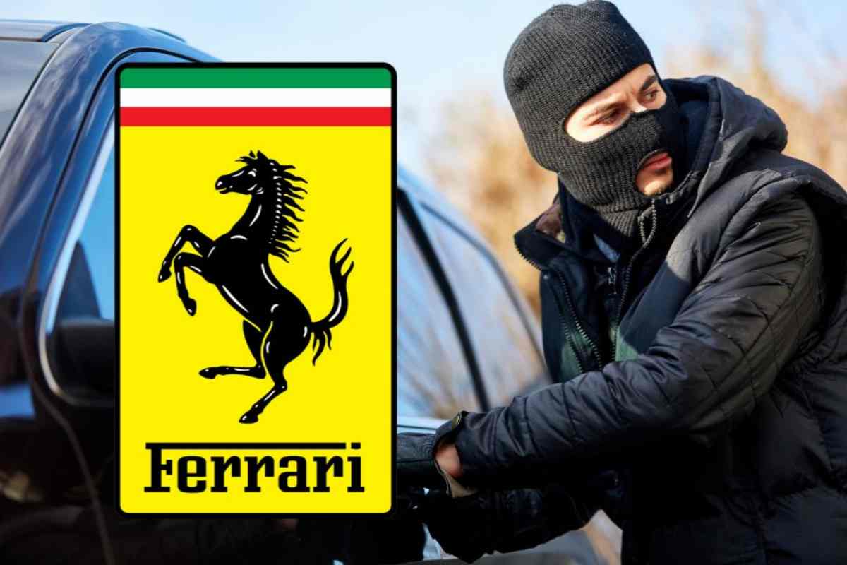 Ferrari furto pazzesco