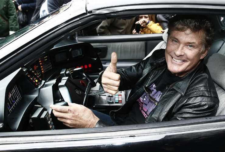 David Hasselhoff nella serie TV KITT