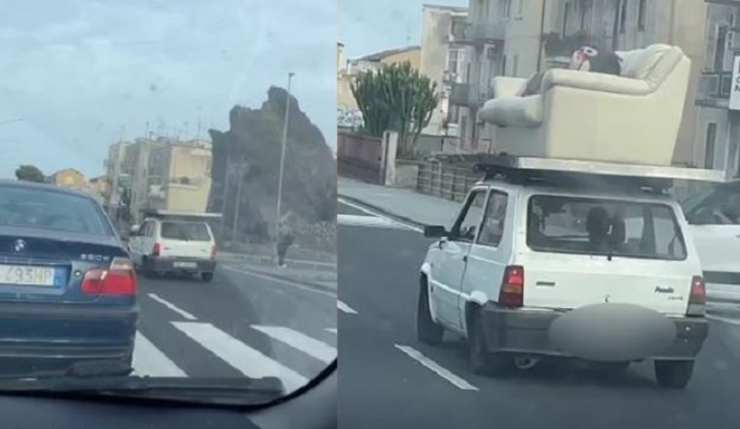 Trasporta persona su divano