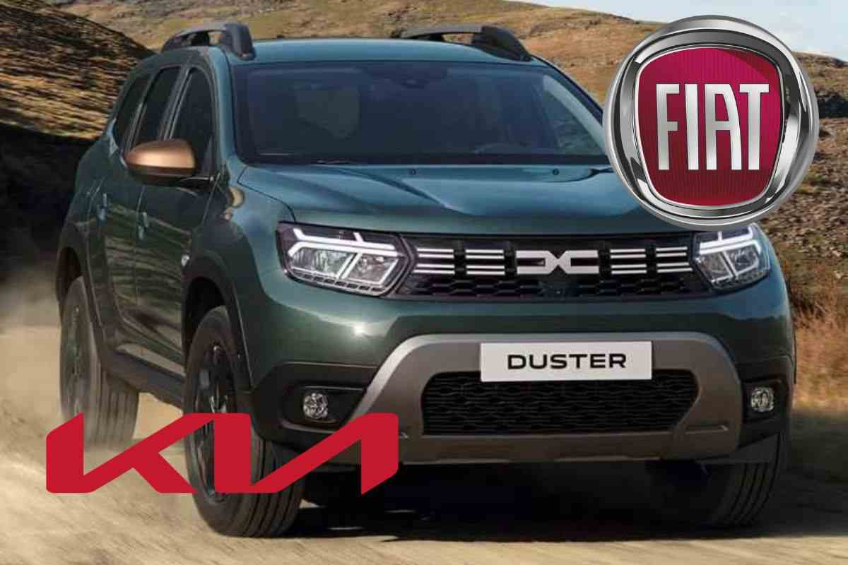 SUV prezzo basso Dacia Duster FIAT 500x Kia Sonic