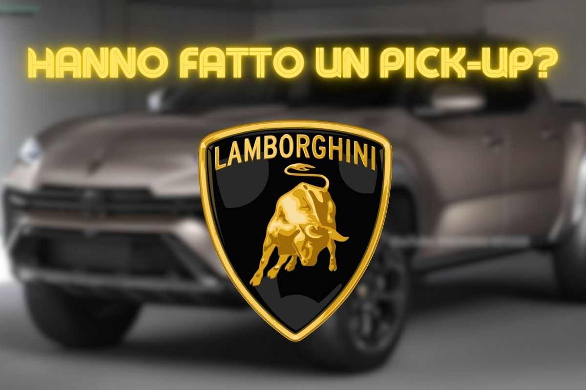 Lamborghini, spuntano le immagini di un super pick-up: sul web sono tutti impazziti