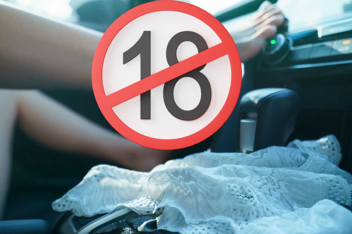 Coppia auto multa calorosa